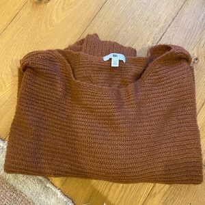 BP orange sweater with bell sleeves